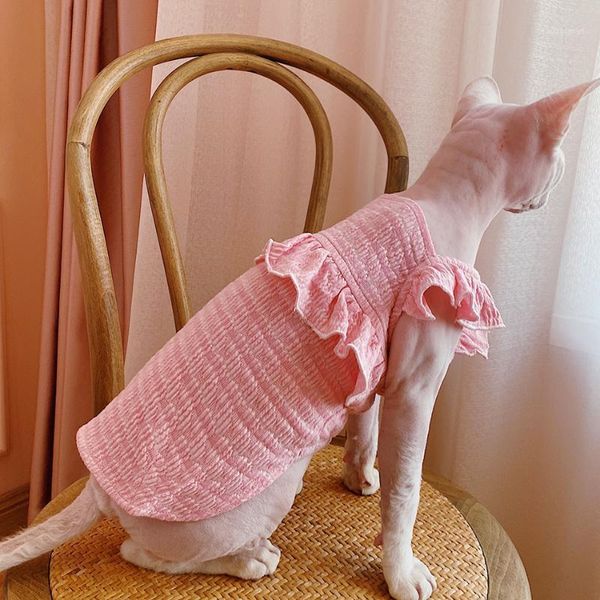Костюмы кошек Сфинкс одежда милое модное летнее платье для котенка сфинкс Тоталяне