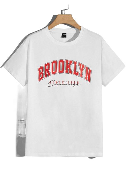 

men letter graphic tee g0d6#, White;black