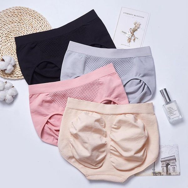 

3d women panties warm uterus abdomen shaping buttock lifting mid rise brief cotton underwear lady briefs, Black;pink