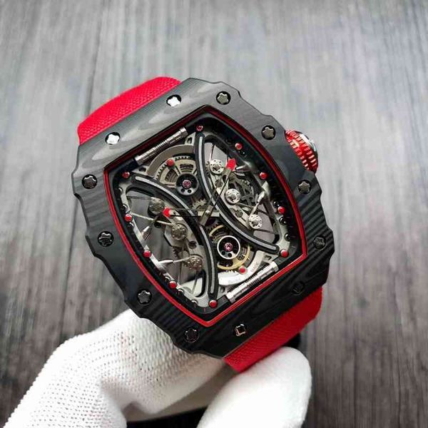 

watch designer luxury mens mechanics watch rihca milles dynamic personality men's watch. fully hollowed out the dial manufacturing. cas, Slivery;golden
