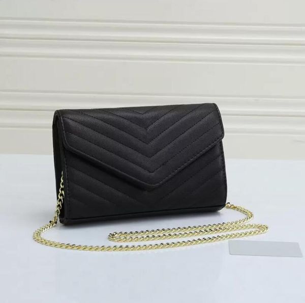 

2022 designers leather women shoulder bags crossbody luxury handbags purses designer tote gold chain bag