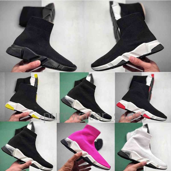 

2021 sock sport casual shoes men women sneakers trainer classic triple black white yellow green mens fashion flat shoe cushion socks pr8