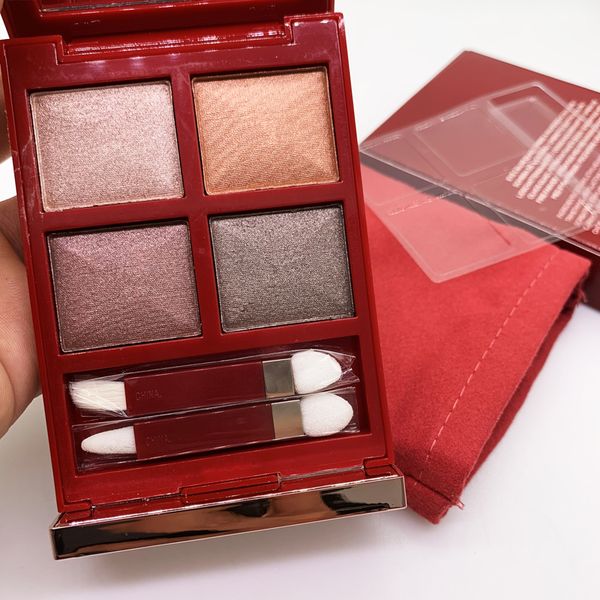 Makeup Eyeshadow Quad Colors # 03 Body Heat Shadow Brand Eye Colour with Brush Tavolozza di 4 colori Alta qualità