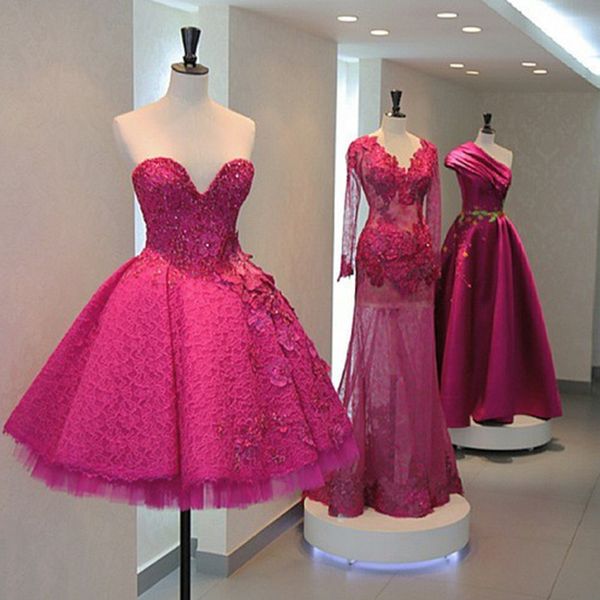 

pink homecoming dresses sweetheart neck lace appliques short prom dress lace cocktail party dress gowns, Blue;pink