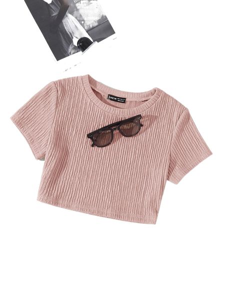 

plus solid textured tee c7sz#, Black