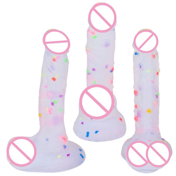 POUTA PENIS HITRE REALISTO DE SILICONE DILDO Anal Black Linen Plug Kit de reação para pênis de vibrador de brinquedos femininos