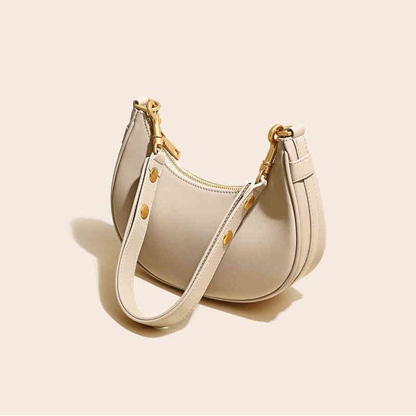 

fashion trend new ladies luxury brand bag designer wholesale armpit leather women's minority high-grade single shoulder handbag