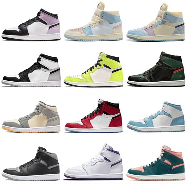 

basketball shoes 1 man woman mens sneakers jumpman 1s unc shadow og hyper royal dark mocha bred patent university blue court purple high men