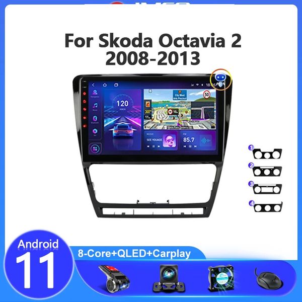 

touchscreen 10 inch car video dvd player head unit for vw octavia 2007-2014