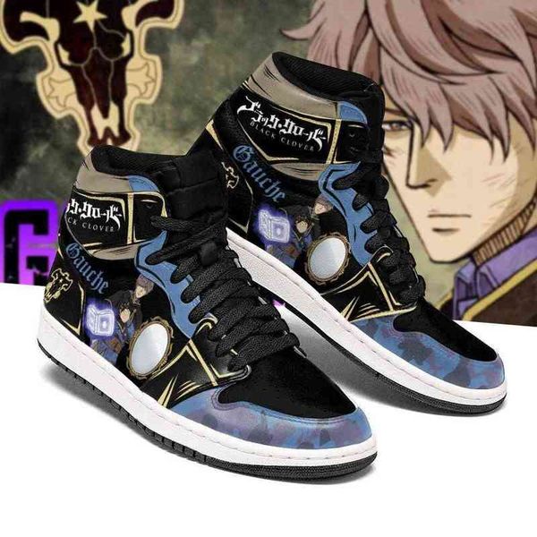 

black bull gauche sneakers clover anime shoes