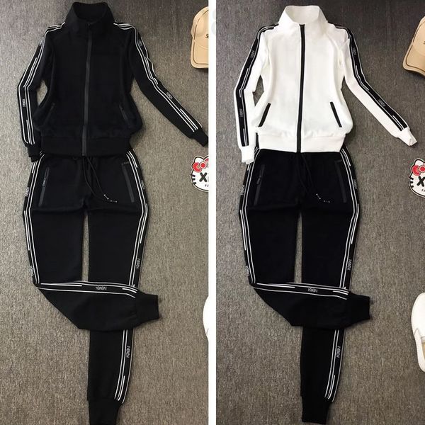 

men's tracksuits designer autumn casual cotton sportswear women's fashion team wear two-piece set loose large pzuw, Gray