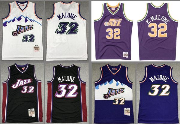 

basketball jerseys karl malone jersey, Black;red
