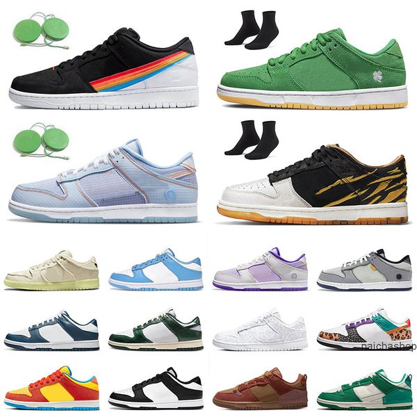

dunklow basketball shoes sneakers sb disrupt 2 polaroid st. patricks day scrap union white paisley year of the tiger valerian blue men women