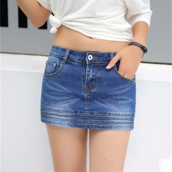 

est denim skirt vintage slim mini denim shorts skirt summer simple jean skirts saia jupe femme s3xl j22 y200822, White;black