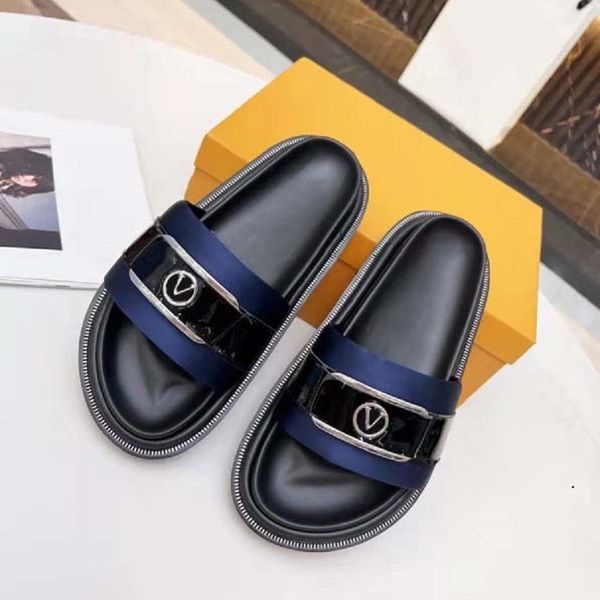 

designer slides women slippers luxury sandals brand sandals real leather flip flop flats slide casual shoes sneakers boots by shoe10 007, Black