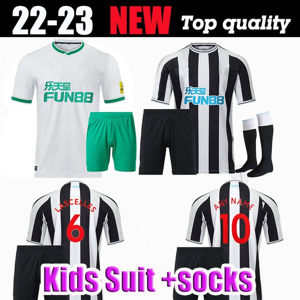 

kids suit newcastl e targett bruno g wood soccer jerseys retro wilson trippier magpies maximin almiron batty dan burn shearer unite classic, Black;yellow