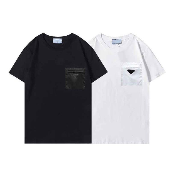 

short sleeve tee shirt luxe designer oversize t shirts fashion mens summer tshirts good quality europe paris style outdoor tees trendy print, White;black