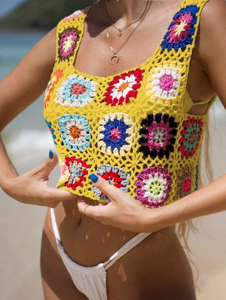 

bikinx floral sweetheart neck cover up without bikini v30c#, White;black