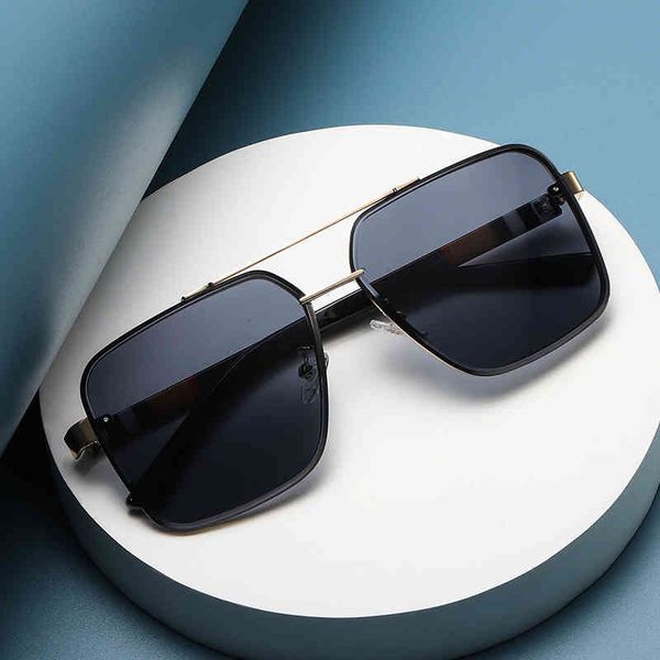 

sunglasses double beam knock piece square large frame sunglasses men and women wear for leisure travel 42ol, White;black