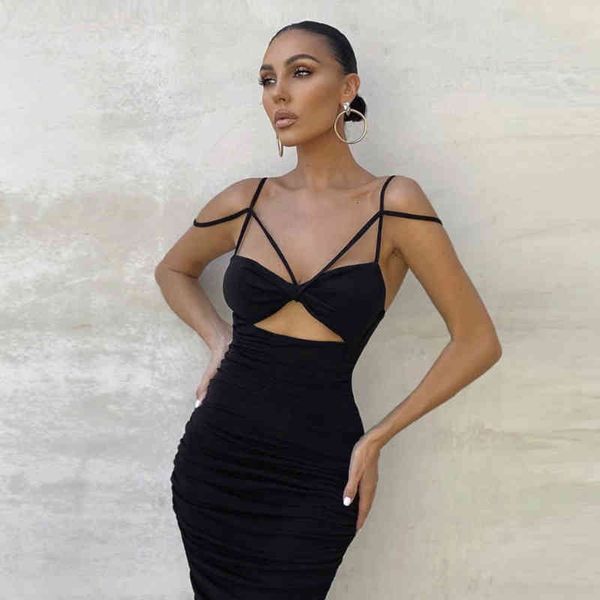 

designer women's casual dresses suspender women's short summer hollow v-neck wrap hip skirt pleated dresses, Black;gray