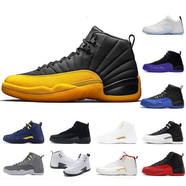 

offs basketball shoes men women 12s french blue prm international flight university red mens sneakers size 40-47 d7br