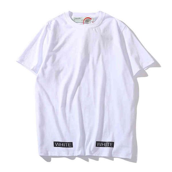

off simple basic cotton stripe breathable summer crew neck white short sleeve t-stylegsbg, White;black