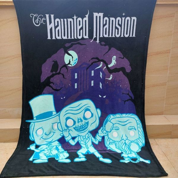 Fans club Haunted Mansion coperta in pile di corallo coperta calda coperta per divani letto che dormono coperte invernali in pile per ragazzi 201111