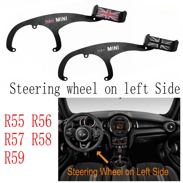 

for mini f54 f55 f56 f57 f60 r55 r56 r57 r58 r59 r60 countryman mobile phone holder gps bracket decoration for mini cooper cars