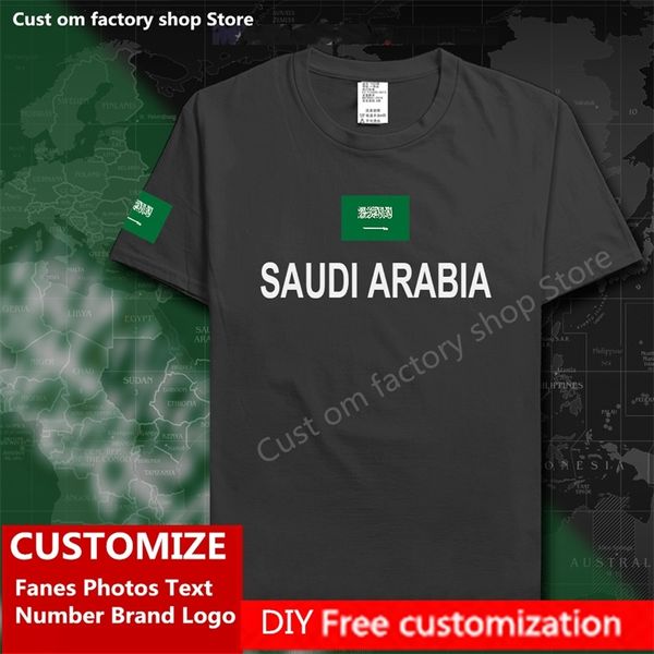 Shirt in cotone in Arabia Saudita Fans personalizzato Fans Nome Nome Brand Fashi