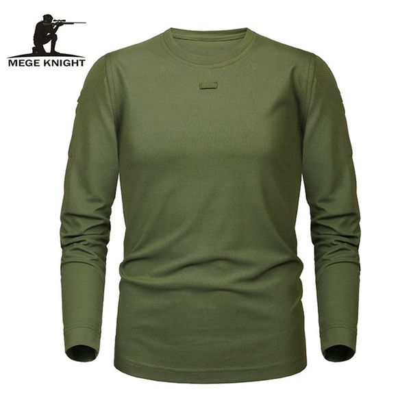 

mege brand tactical military clothing men's shirt drop solid coolmax quick-drying long sleeve army casual male tee shirt 220429, White;black