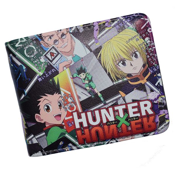

hunter x hunter wallet japan anime cartoon wallest for young, Red;black