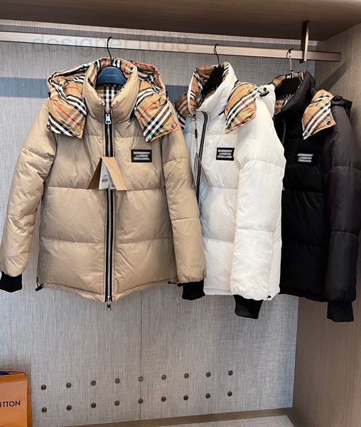 

women's down & parkas designer short thickened bread white goose down jacket autumn and winter 2021 women's dress small temperamen, Black