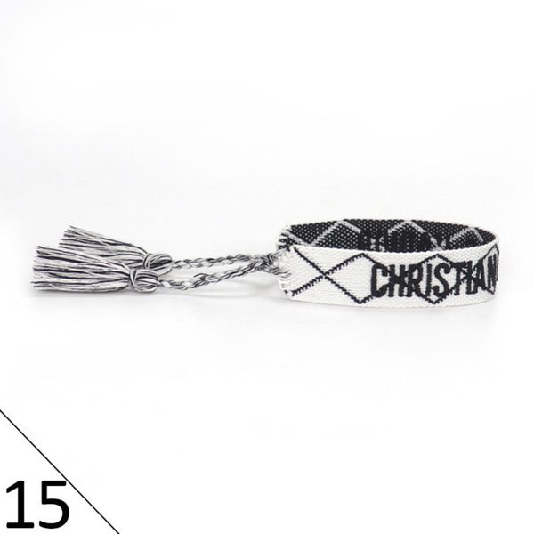 

brand luxury braided bracelet adjustable woven friendship bangle for womens mens designer letter embroidery rope bracelets jewelry gift code, Golden;silver