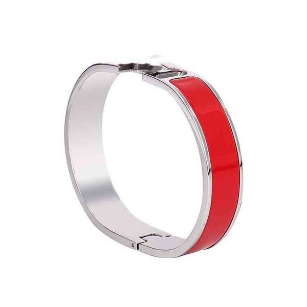 

the jewel online buy only new buckle classic enamel bracelet plated with 18k rose gold men and women lovers light luxury titanium steel brac, Black