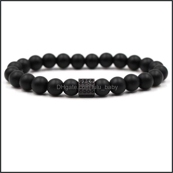 

charm bracelets zircon bracelet black bead stone drop delivery 2021 baby dhaab, Golden;silver