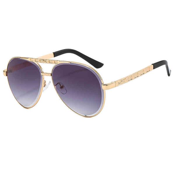 

new personalized crocodile glass metal sunglass fashionable men's outdoor driving trimmed fashion sunglasses luxury brand sun glasses v, White;black