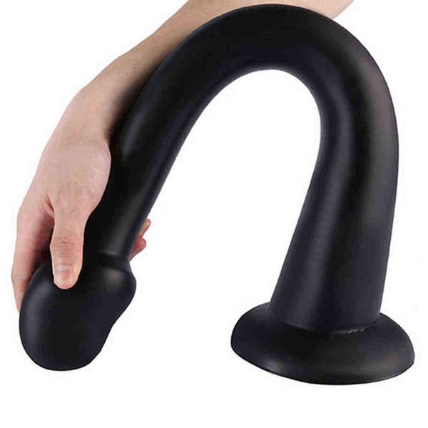 Nxy Sex Anal Toys Super Long Snake Head Plug Enormi Butt Toys for Men Prostata Massgaer Expander Donna Vagina Stimolatore 1220