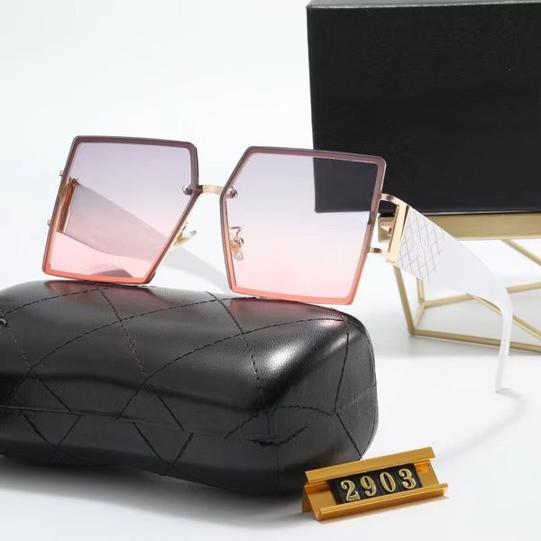 

2022luxury brand designer new large-frame square fashion sunglasses outdoor sports street shooting anti-glare uv all-match trend, White;black