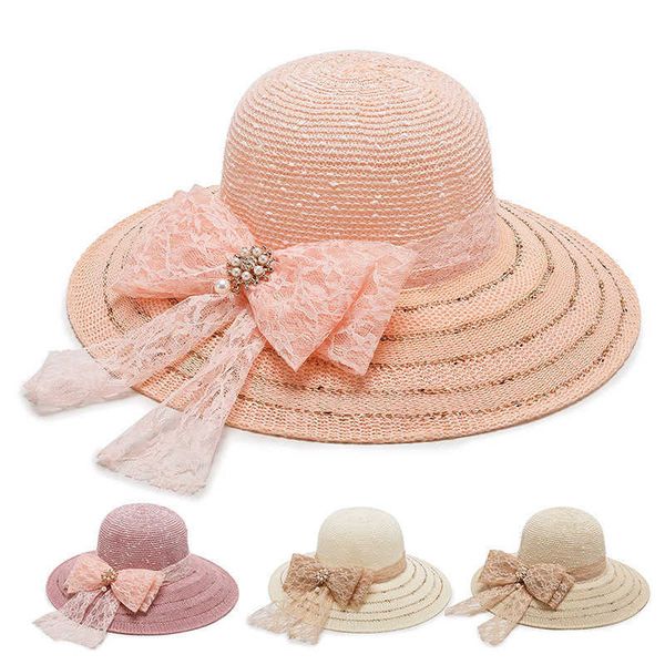 

hats & caps straw hat 2021 seaside beach womens summer graceful and fashionable protection sun factory wholesale, Blue;gray