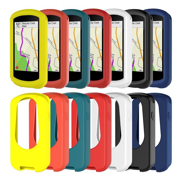 Custodie protettive per computer da bici in silicone per braccialetti intelligenti Garmin Edge 1030 Plus/Edge 1030 GPS Custodia protettiva/Cover/Guscio pelle