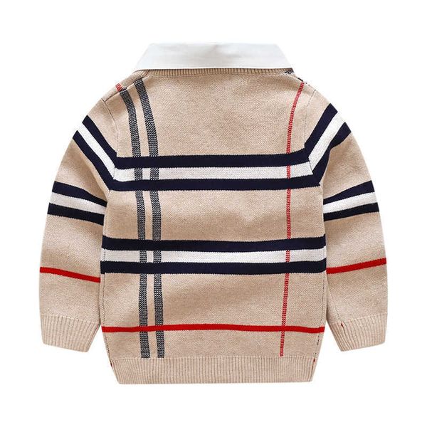 Autunno Ragazzi Sweatershirt Inverno Cappotto maglione di marca Giacca per Toddle Baby Boy Maglione 2 3 4 5 6 7 anni ragazzi Clothes45pu