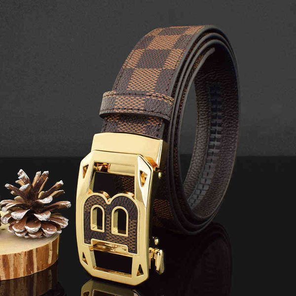 

belt red belt men's leather buckle b fashion youth khaki trouser, Black;brown