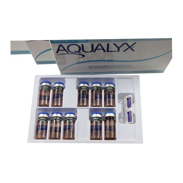 

factory price 10 vialsx8ml aqualyx for fat dissolving sculptras