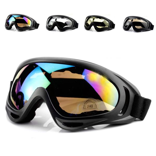 Motosiklet ön cam gözlükleri kum geçirmez toz geçirmez gözlük açık binicilik kayak erkekleri kadınlar koruyucu 220624
