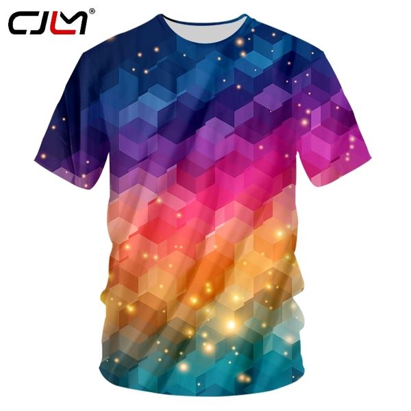 Мужские рубашки повседневные красочные квадраты Oneeck Tshirt Drop Summer China 3D TShirt Поставщики оптом 220623