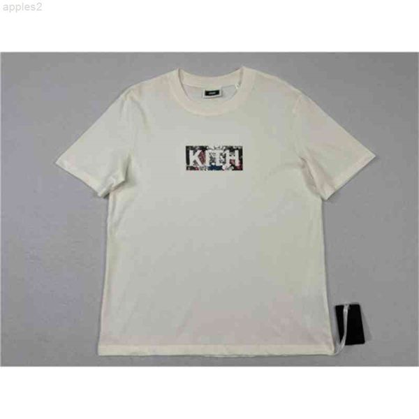 

original flower on chaogao street men's women's lovers' round neck solid color short t-shirt street dance white s, White;black