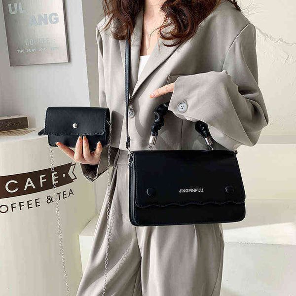 

2022 women's atmospheric personality ladies bags lady bags2022 handbag bag simple one shoulder bag diagonal- hand female
