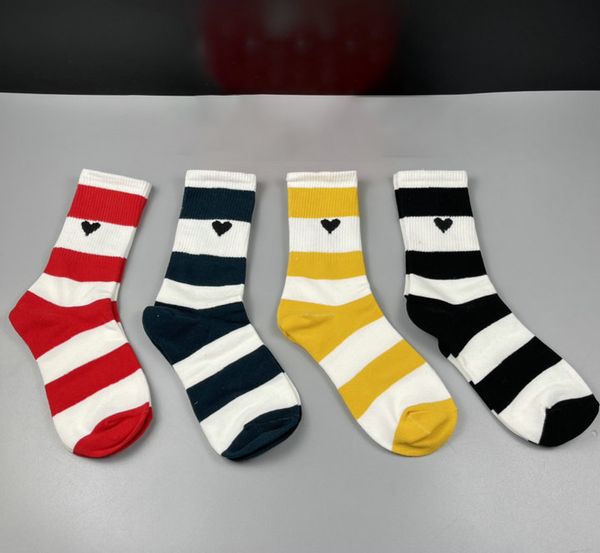 

30% off designer men's and women's socks brand sports socks winter mesh letter knit cotton belt box high quality, Black