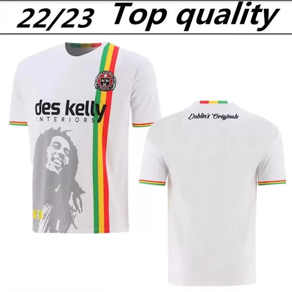 

2022 2023 bohemian fc away white bohemian soccer jerseys 22 23 bohemians special football shirt camiseta de futbol thailand maillots foot cu, Black;yellow