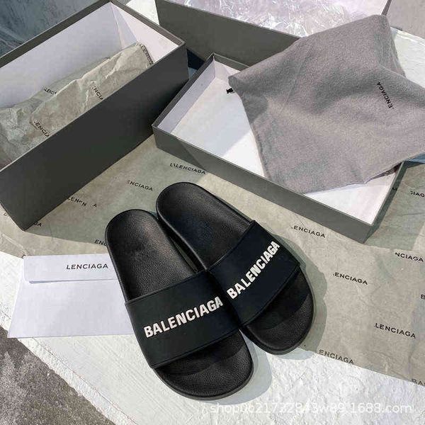 

b family slippers men's flip flops couple beach shoes long-term luxury women's sandals, Black